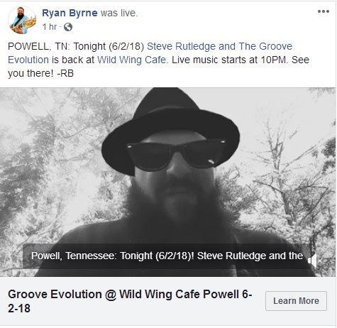 Groove Evolution @ Wild Wing Cafe Powell 6-2-18